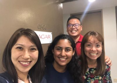 Alina with the HAGAR Team